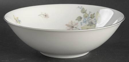 Hermosa (Platinum Trim) 8" Round Vegetable Bowl