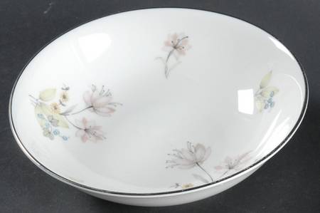 Hermosa (Platinum Trim) Fruit/Dessert (Sauce) Bowl