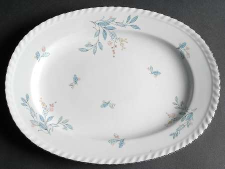 Laurel Oak 12" Oval Serving Platter