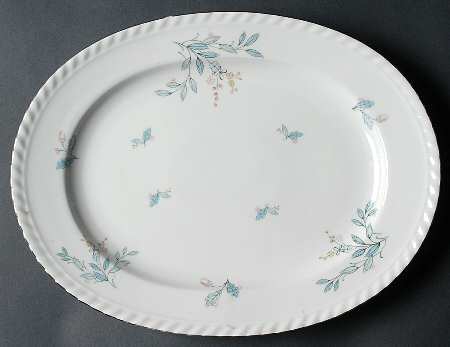 Laurel Oak 13" Oval Serving Platter