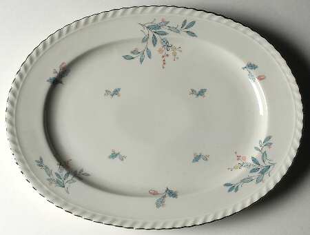 Laurel Oak 14" Oval Serving Platter