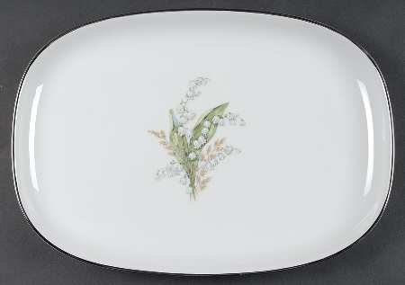 Lily 13" Oval Serving Platter