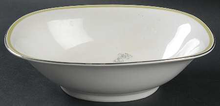 Lily of The Valley 9" Oval Vegetable Bowl