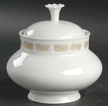 Lydian Sugar Bowl & Lid