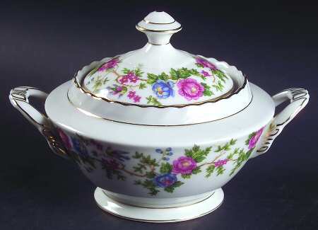 Mandarin Sugar Bowl & Lid