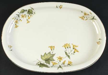Maybelle 15" Oval Serving Platter