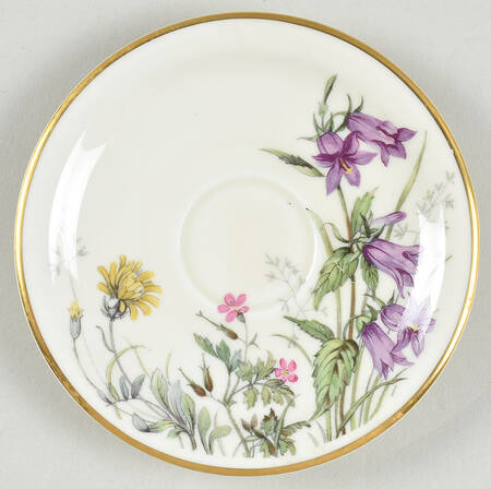 Meadow Flowers Saucer for Footed Demitasse Cup