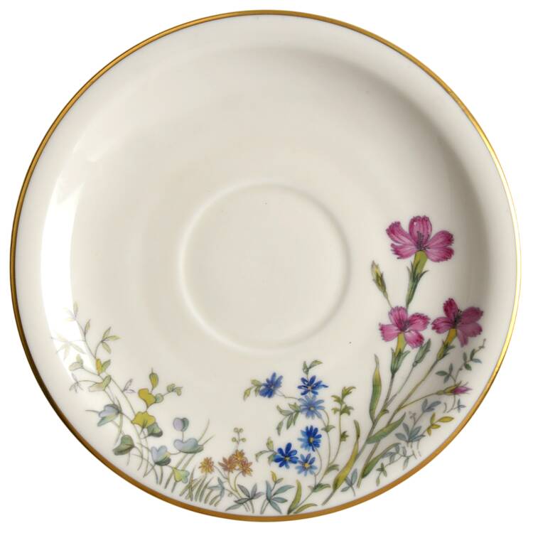 Meadow Flowers Saucer for Footed Cream Soup Bowl
