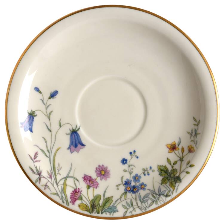 Meadow Flowers Saucer for Footed Cream Soup Bowl