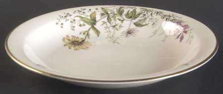 Meadow Flowers Rim Soup Bowl