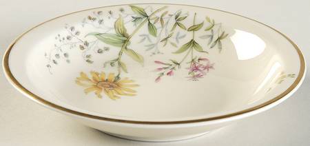 Meadow Flowers Rim Fruit/Dessert (Sauce) Bowl