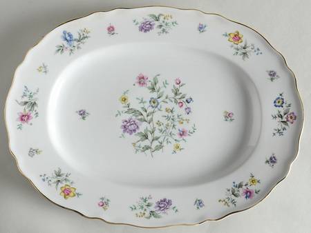 Millefleurs 13" Oval Serving Platter