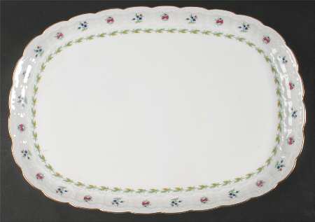 Musette (Coupe Shape) 15" Oval Serving Platter