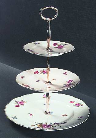 Norina 13 7/8"-14 1/4" 3-Tiered Serving Tray(DP,SP,BB) HC
