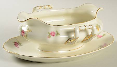Norina Gravy Boat with Attached Underplate
