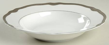 Platina Rim Soup Bowl