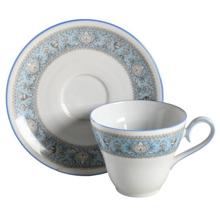 Pompeji Flat Cup & Saucer Set