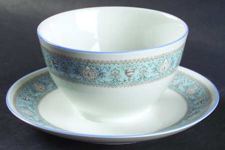 Pompeji Gravy Boat with Attached Underplate