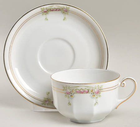 Princess Flat Cup & Saucer Set