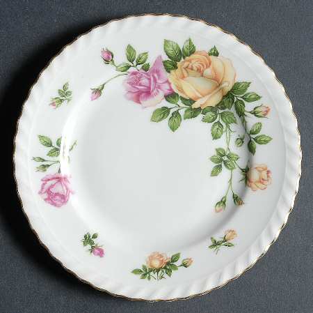 Rose Garden Bread & Butter Plate