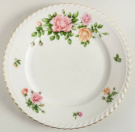 Rose Garden Luncheon Plate