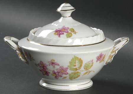 Rosetta Sugar Bowl & Lid