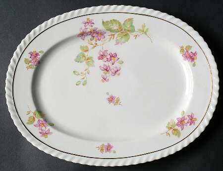 Rosetta 12" Oval Serving Platter