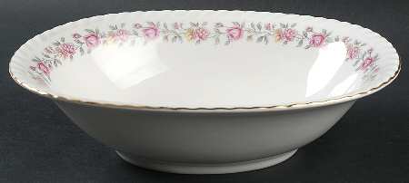 Rosedale 10" Oval Vegetable Bowl