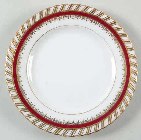 Ruby (Gold Verge Line) Bread & Butter Plate