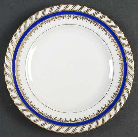 Sapphire Blue (Gold Gadroon Edge) Bread & Butter Plate