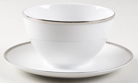 Silver Crown Gravy Boat w/Attached Underplate No Lid