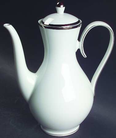 Silver Crown Coffee Pot & Lid