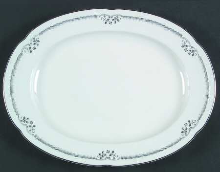 Silver Dream 13" Oval Serving Platter