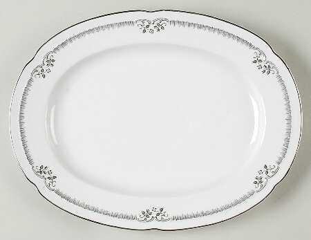 Silver Dream 12" Oval Serving Platter