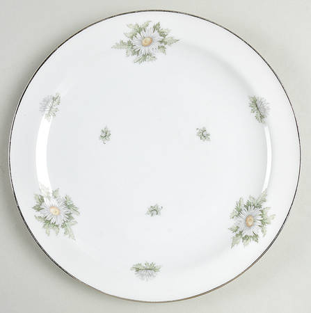 Silver Thistle Luncheon Plate