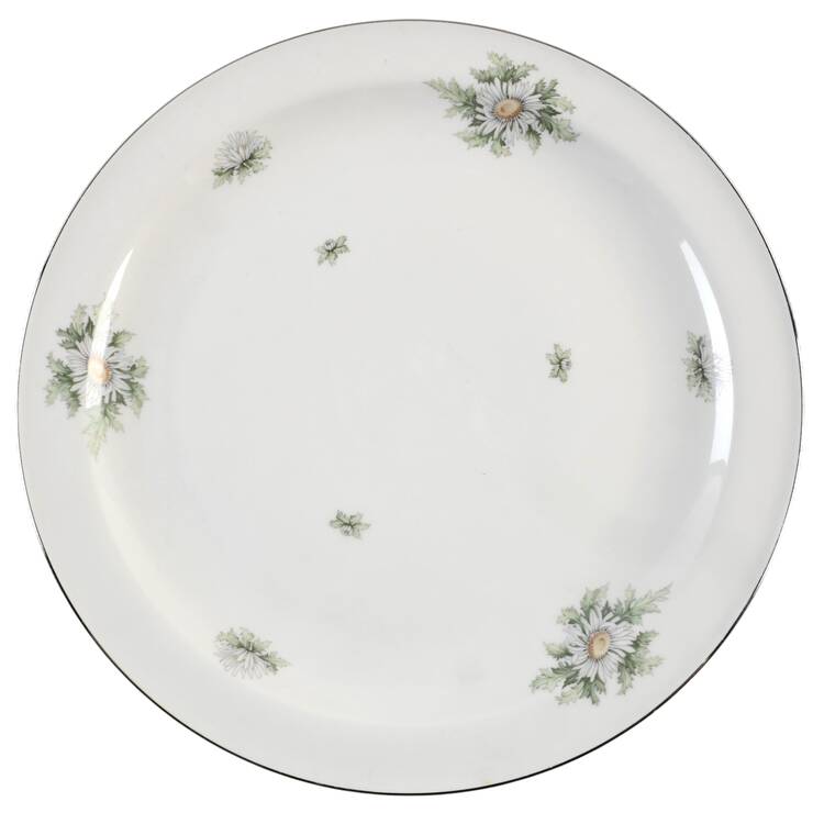 Silver Thistle Cake Plate