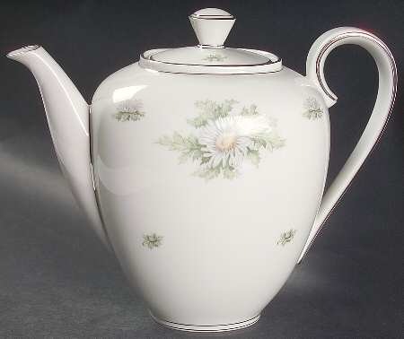 Silver Thistle Coffee Pot & Lid