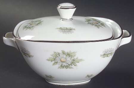 Silver Thistle Sugar Bowl & Lid