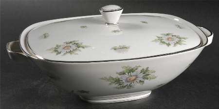 Silver Thistle Rectangular Covered Vegetable by Franconia-Krautheim & Adelburg