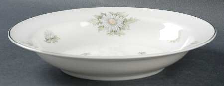 Silver Thistle Rim Soup Bowl