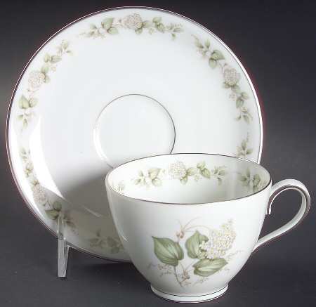Summer Bloom Flat Cup & Saucer Set