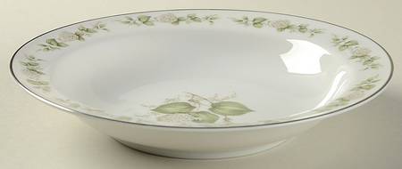 Summer Bloom Rim Soup Bowl