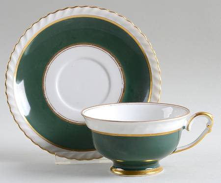 Teal Footed Cup & Saucer Set