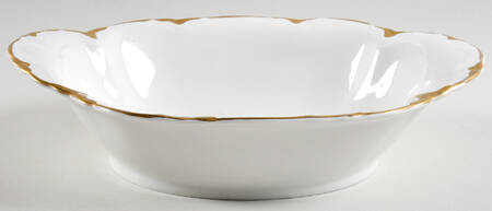 Montual Gold 9" Oval Vegetable Bowl