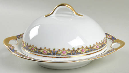 Rosebud (15484) Round Covered Butter