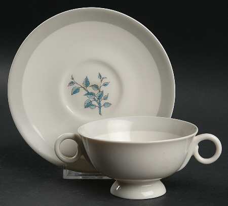 FRL1 Footed Bouillon Cup & Saucer