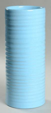 Lazy Bones Blue 10" Cylinder Vase