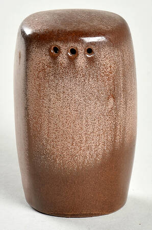 Lazy Bones Brown Satin Salt Shaker