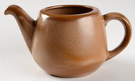 Lazy Bones Brown Satin Teapot No Lid