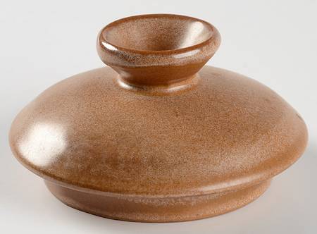 Lazy Bones Brown Satin Lid for Teapot